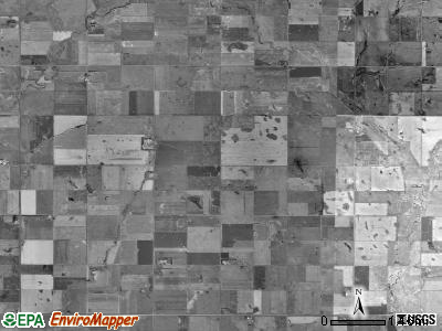 Union township, South Dakota satellite photo by USGS