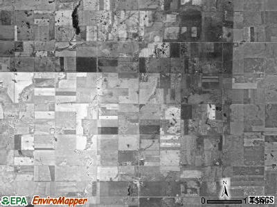 Richland township, South Dakota satellite photo by USGS