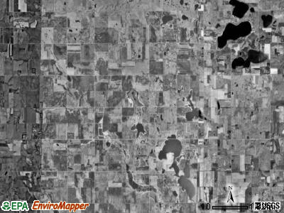 Norden township, South Dakota satellite photo by USGS
