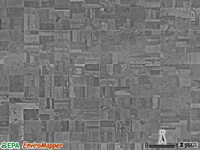 Hague township, South Dakota satellite photo by USGS