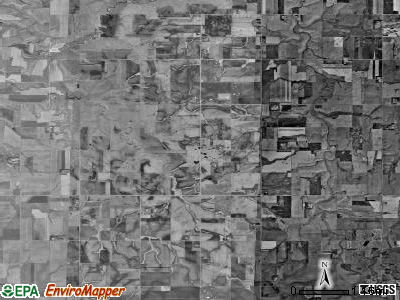 Brandt township, South Dakota satellite photo by USGS