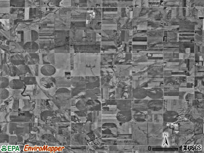 Dempster township, South Dakota satellite photo by USGS