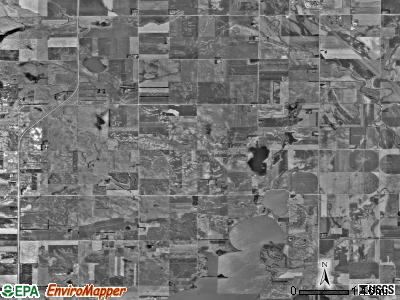 Florence township, South Dakota satellite photo by USGS