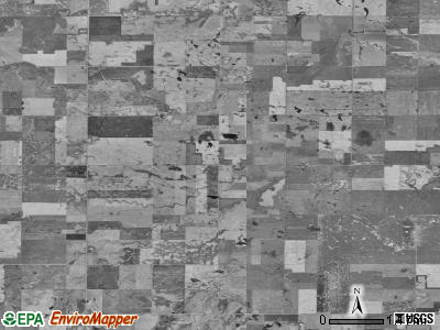 York township, South Dakota satellite photo by USGS
