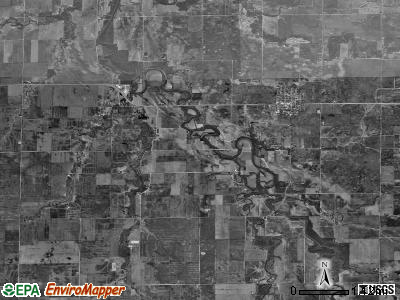 Amity township, Illinois satellite photo by USGS