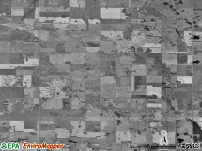 Gilbert township, South Dakota satellite photo by USGS
