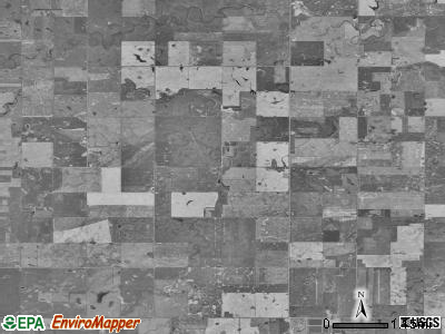 Alpha township, South Dakota satellite photo by USGS