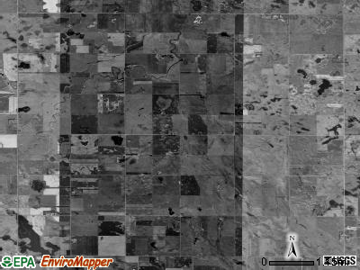Nance township, South Dakota satellite photo by USGS