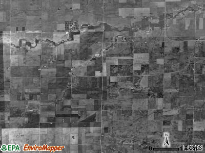 Long Point township, Illinois satellite photo by USGS