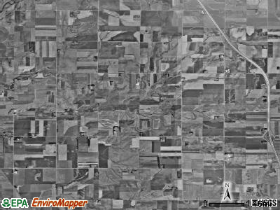 Grange township, South Dakota satellite photo by USGS