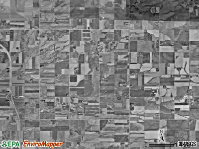 Blom township, South Dakota satellite photo by USGS