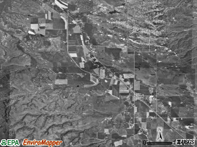 St. Onge township, South Dakota satellite photo by USGS