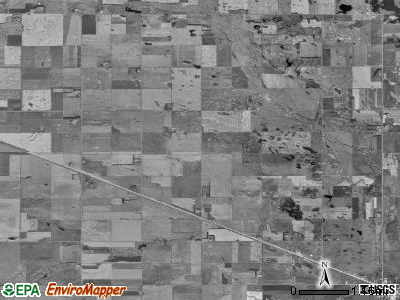 Grand township, South Dakota satellite photo by USGS