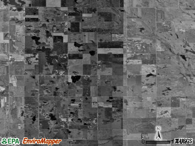 Whiteside township, South Dakota satellite photo by USGS