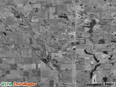 Allen township, South Dakota satellite photo by USGS