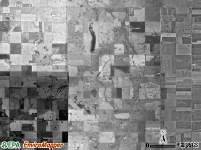 Foster township, South Dakota satellite photo by USGS