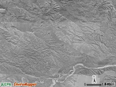 Dakota township, South Dakota satellite photo by USGS