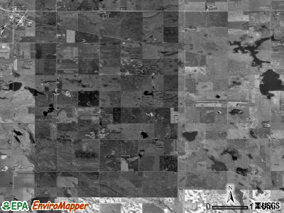 Wessington township, South Dakota satellite photo by USGS
