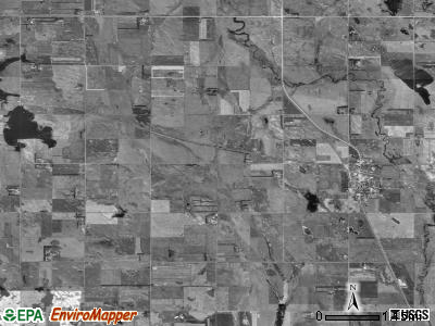 Wolsey township, South Dakota satellite photo by USGS