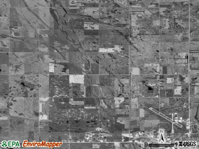Theresa township, South Dakota satellite photo by USGS