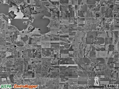 Oakwood township, South Dakota satellite photo by USGS