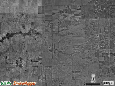 Beaverville township, Illinois satellite photo by USGS