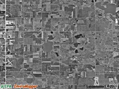 Winsor township, South Dakota satellite photo by USGS