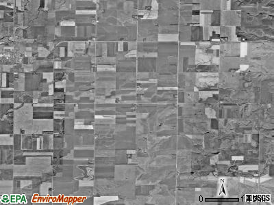 Sherman township, South Dakota satellite photo by USGS