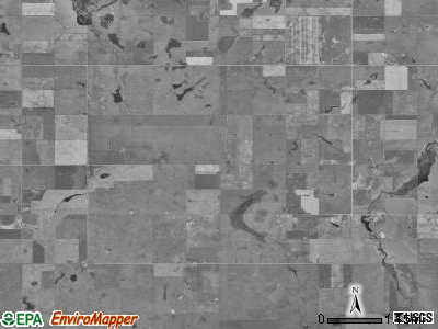 Mondamin township, South Dakota satellite photo by USGS