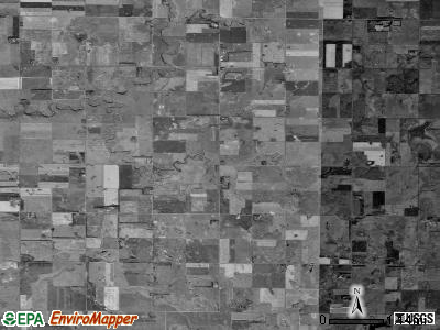 Pearl Creek township, South Dakota satellite photo by USGS