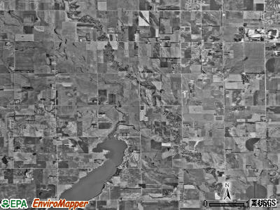 Medary township, South Dakota satellite photo by USGS