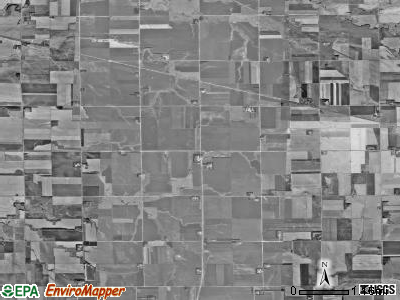 Parnell township, South Dakota satellite photo by USGS