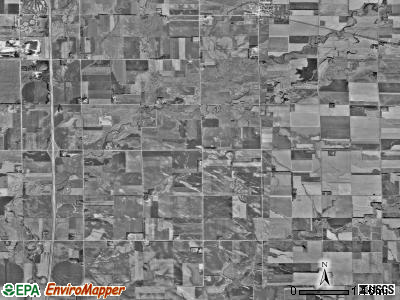 Trenton township, South Dakota satellite photo by USGS