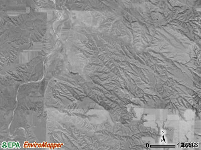 Sunnyside township, South Dakota satellite photo by USGS