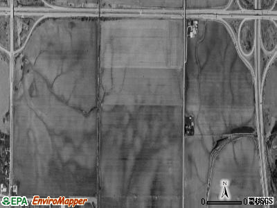 Henderson township, Illinois satellite photo by USGS