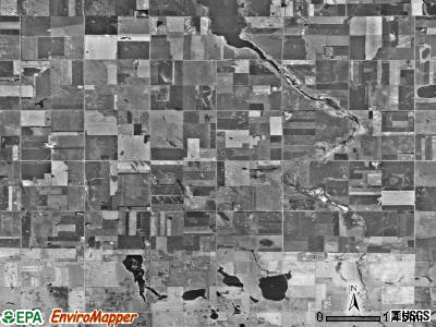 Belleview township, South Dakota satellite photo by USGS