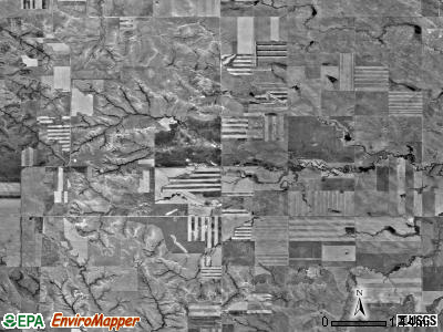 Peno township, South Dakota satellite photo by USGS