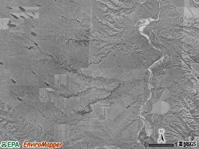 Shyne township, South Dakota satellite photo by USGS
