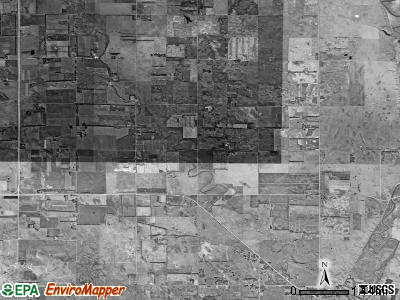 Silver Creek township, South Dakota satellite photo by USGS