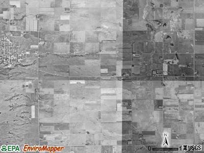 Wessington Springs township, South Dakota satellite photo by USGS