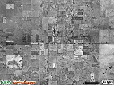 Green Valley township, South Dakota satellite photo by USGS