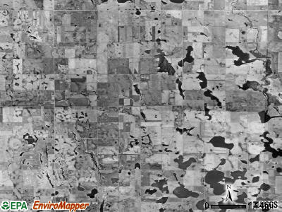 Henden township, South Dakota satellite photo by USGS