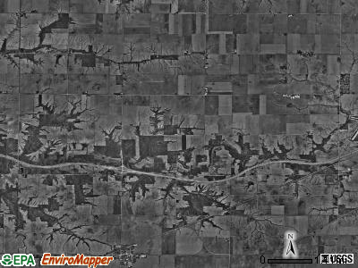 Coldbrook township, Illinois satellite photo by USGS