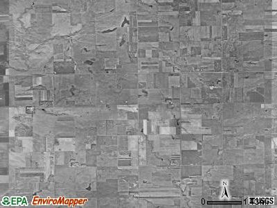 Pleasant township, South Dakota satellite photo by USGS