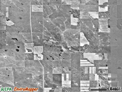 Stony Butte township, South Dakota satellite photo by USGS