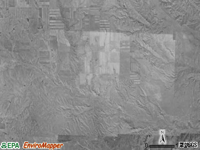 Owanka township, South Dakota satellite photo by USGS