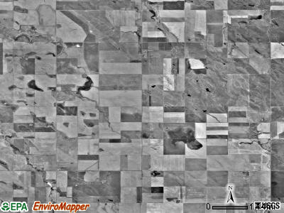 Virgil township, South Dakota satellite photo by USGS