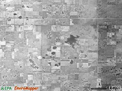 Diana township, South Dakota satellite photo by USGS