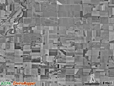 Grovena township, South Dakota satellite photo by USGS