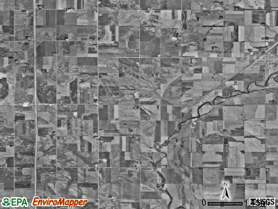 Egan township, South Dakota satellite photo by USGS